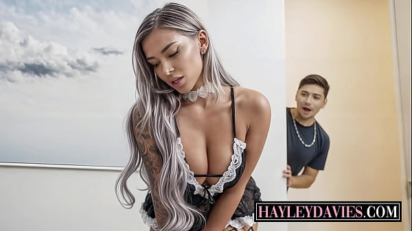 Bombshell Blonde Maid Teams Up With Big Tits Redhead For Threesome With Stepson Molly Little Porn Abby Porn