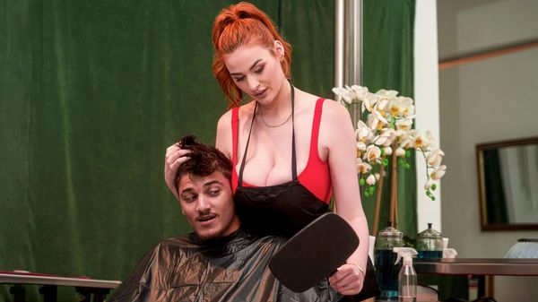Barber Shop Boning, Abigaiil Morris, Victor Ray Gay Barber Shop Porn Bella Luna Porn